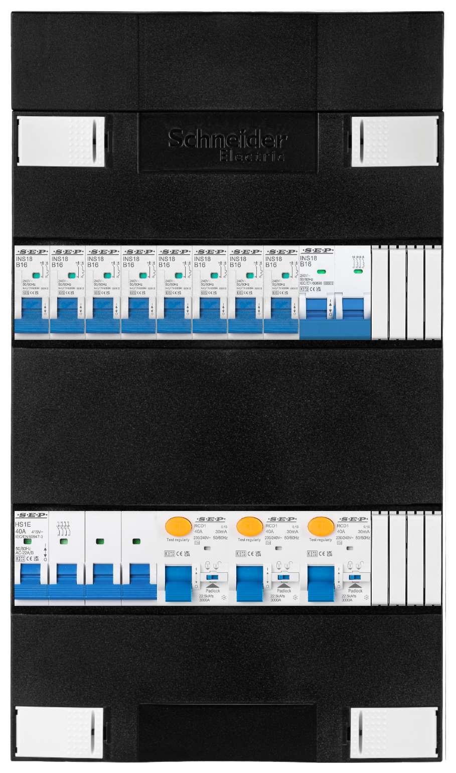 1 en 3 fase groepenkasten 1 en 3 fase groepenkasten