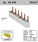SEP P03006G00 Kam 3f PIN 6p, 17,8mm