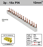 SEP P03015G00 Kam 3f PIN 15p, 17,8mm