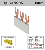 SEP F01003G06 Kam 1f VORK 3p 17,8mm