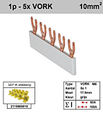 SEP F01005G06 Kam 1f VORK 5p 17,8mm