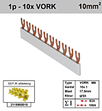 SEP F01010G06 Kam 1f VORK 10p 17,8mm
