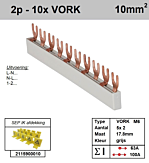 SEP F02010G06 Kam 2f VORK 10p 17,8mm M6