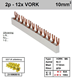 SEP F02012G06 Kam 2f VORK 12p 17,8mm M6
