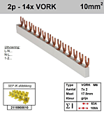 SEP F02014G06 Kam 2f VORK 14p 17,8mm M6
