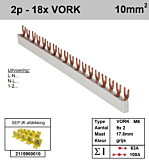 SEP F02018G06 Kam 2f VORK 17p 17,8mm M6