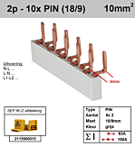 SEP P02010G20 kam 2f PIN 10p 9/18mm(4mm)