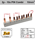 SEP P12010G20 Kam 2f PIN 2x18mm 8x9mm (4mm)