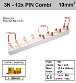 SEP P14012G20 Kam 3f+n PIN 4x18mm, 8x9mm (4mm)