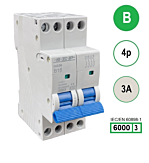 SEP INS36-4B03 inst. 4p B3 6kA (36mm)