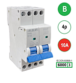 SEP INS36-4B10 inst. 4p B10 6kA (36mm)