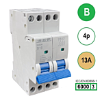 SEP INS36-4B13 inst. 4p B13 6kA (36mm)