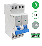 SEP INS36-4B16 inst. 4p B16 6kA (36mm)