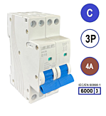 SEP INS36-3C04 inst. 3p C4 6kA (36mm)