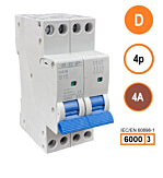 SEP INS36-4D04 inst. 4p D4 6kA (36mm)