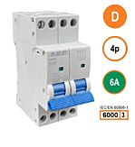 SEP INS36-4D06 inst. 4p D6 6kA (36mm)