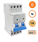 SEP INS36-4D13 inst. 4p D13 6kA (36mm)