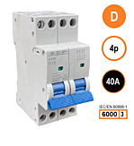 SEP INS36-4D40 inst. 4p D40 6kA (36mm)