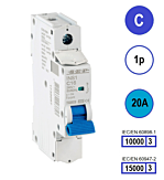 SEP INS1 inst.aut 1p - C - 20A - 10/15kA