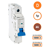 SEP INS1 inst.aut 1p - D - 4A - 10/15kA