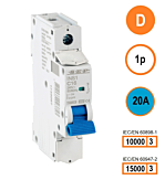 SEP INS1 inst.aut 1p - D - 20A - 10/15kA
