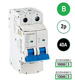 SEP INS1 inst.aut 2p - B - 40A - 10/15kA