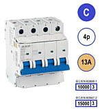 SEP INS1 inst.aut 4p - C - 13A - 10/15kA