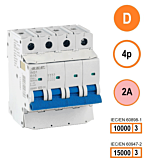 SEP INS1 inst.aut 4p - D - 2A - 10/15kA