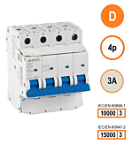 SEP INS1 inst.aut 4p - D - 3A - 10/15kA