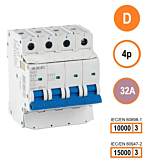 SEP INS1 inst.aut 4p - D - 32A - 10/15kA