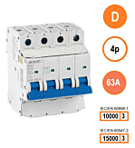 SEP INS1 inst.aut 4p - D - 63A - 10/15kA