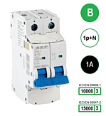 SEP INS1 inst.aut 1p+N - B - 1A - 10/15kA