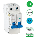 SEP INS1 inst.aut 1p+N - B - 20A - 10/15kA