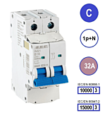 SEP INS1 inst.aut 1p+N - C - 32A - 10/15kA