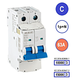 SEP INS1 inst.aut 1p+N - C - 63A - 10/15kA