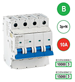 SEP INS1 inst.aut 3p+N - B - 10A - 10/15kA