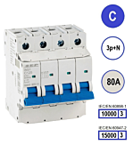 SEP INS1 inst.aut 3p+N - C - 80A - 10/15kA