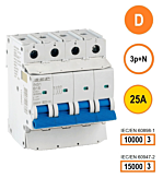 SEP INS1 inst.aut 3p+N - D - 25A - 10/15kA