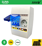 Flink Elektro BV SEP PV verdeler SUNA 5000W - ALA B25 30mA - 1xWCD