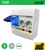 Flink Elektro BV SEP PV verdeler SUNA 3000W - ALA B16 100mA - 2xWCD