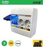 Flink Elektro BV SEP PV verdeler SUNA 5000W - ALA B25 300mA - 2xWCD