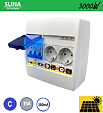 Flink Elektro BV SEP PV verdeler SUNA 3000W - ALA C16 300mA - 2xWCD