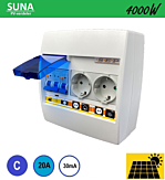Flink Elektro BV SEP PV verdeler SUNA 4000W - ALA C20 30mA - 2xWCD