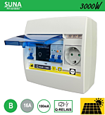 Flink Elektro BV SEP SUNA PV verd. Q-relais 3000W - ALA B16 100mA - 1xWCD