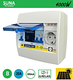 Flink Elektro BV SEP SUNA PV verd. Q-relais 4000W - ALA B20 300mA - 1xWCD