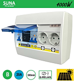 Flink Elektro BV SEP SUNA PV verd. Q-relais 4000W - ALA B20 300mA - 2xWCD