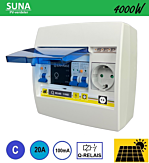 Flink Elektro BV SEP SUNA PV verd. Q-relais 4000W - ALA C20 100mA - 1xWCD