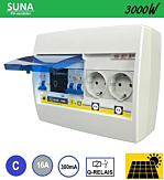 Flink Elektro BV SEP SUNA PV verd. Q-relais 3000W - ALA C16 300mA - 2xWCD