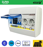 Flink Elektro BV SEP SUNA PV verd. Q-relais 4000W - ALA C20 30mA - 2xWCD