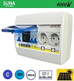 Flink Elektro BV SEP SUNA PV verd. Q-relais 4000W - ALA C20 300mA - 2xWCD